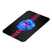 ブルーバラモノグラム マグネット (左側)