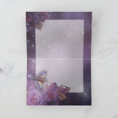 ブルーバラユニコーンデザイナーカード カード (内部)