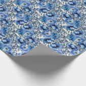 ブルーバララッピング紙 ラッピングペーパー (角)