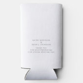 ブルーバラリボンモノグラムクーラーボックス スリム缶クーラー (裏面)