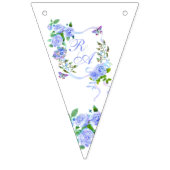 ブルーバラリボンモノグラム バンティングフラッグ (第3の旗)