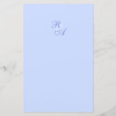 ブルーバラリボン結婚モノグラム (裏面)