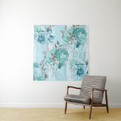 ブルーバラレエレガントース タペストリー (インサイチュ(横))