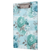 ブルーバラレース&シルバー詳細 クリップボード (左)