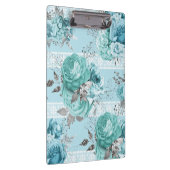 ブルーバラレース&シルバー詳細 クリップボード (右)