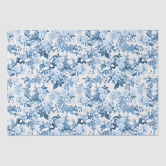 ブルーバラヴィンテージ植物園 薄葉紙 (正面)