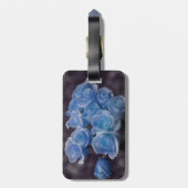ブルーバラ着色花束 ラゲッジタグ (裏面縦)