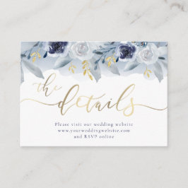 ブルーバラ結婚ズのウェブサイト エンクロージャーカード