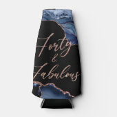 ブルーバラ金ゴールドアガテマーブルフォーティ&ファブラス40th ボトルクーラー (正面)