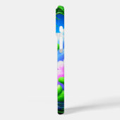 ブルーバラ電話ケース Case-Mate iPhoneケース (裏面 / 左)