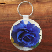 ブルーバラ キーホルダー (正面)