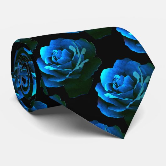 ブルーバラ ネクタイ (ロール)