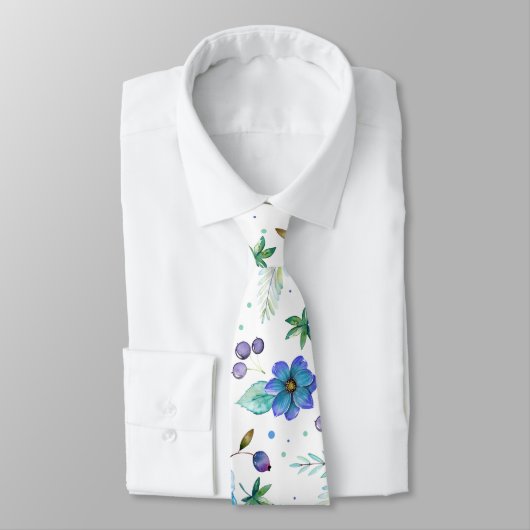 ブルーバラ ネクタイ (タイ)