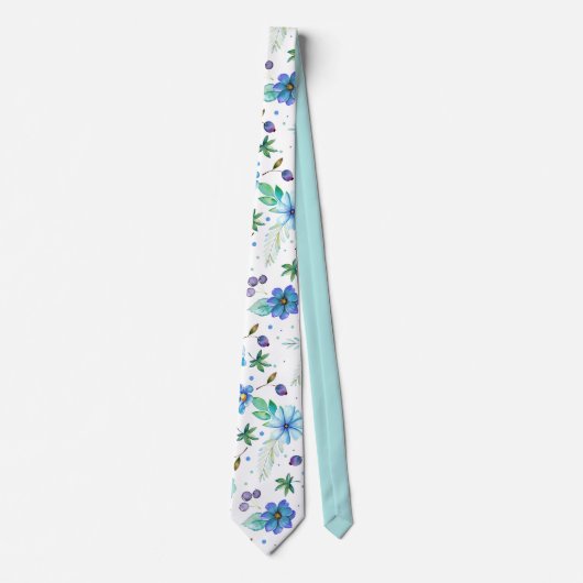 ブルーバラ ネクタイ (正面)