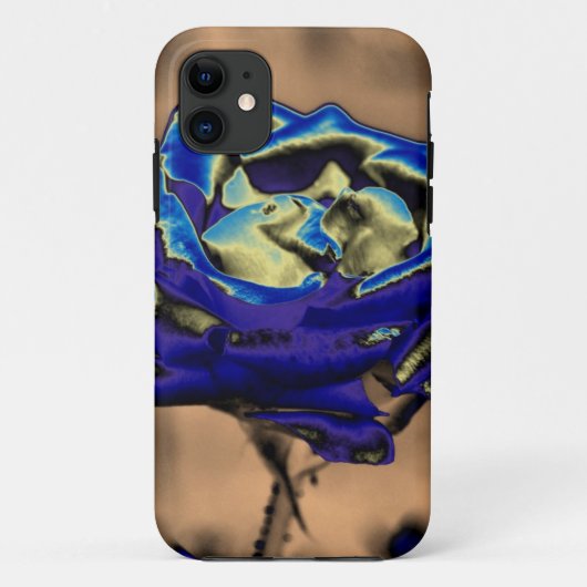 ブルーバラ Case-Mate iPhoneケース (裏面)