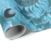 ブルーバリアリーフ素晴らしエキノデルム |ヴィンテージ ラッピングペーパー (ロールコーナー)