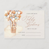 ブルーバルーンでグラハムのチケット数を推測 エンクロージャーカード (正面)