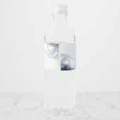 ブルーバルーンのウォーターボトルラベルを心待ちにする ペットボトルラベル (裏面)