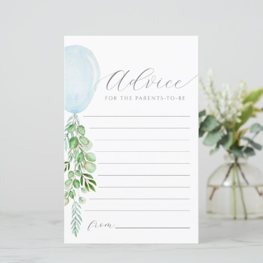 ブルーバルーンアドバイスがベビーカードを希望 (スタンド正面)