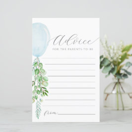 ブルーバルーンアドバイスがベビーカードを希望