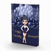 ブルーバルーンアーチ体操バースデーパーティー フォトブロック (右)