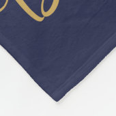 ブルーバルーンアーチ体操バースデーパーティー フリースブランケット (角)