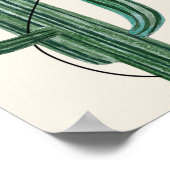 ブルーバルーンサクポップ・アートのト少年の赤ちゃんシャワー準備ができて ポスター (角)