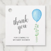 ブルーバルーンサンキュー フェイバータグ (正面)