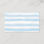 ブルーバルーンテディベアおむつラッフル エンクロージャーカード (裏面)