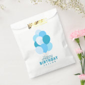 ブルーバルーンハッピーバースデー フェイバーバッグ (封をした状態)