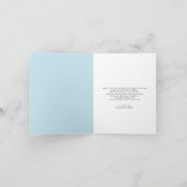 ブルーバルーンベビーシャワーありがとう 招待状 (内部)