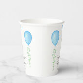 ブルーバルーンベビーシャワー 紙コップ (右)
