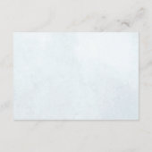 ブルーバルーンユーカリプトゥスブックス男の赤ちゃん エンクロージャーカード (裏面)