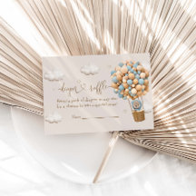 ブルーバルーン付き可愛いテディベアおむつラッフル