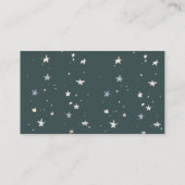 ブルーバルーン男の子ベビーシャワーおむつリクエスト エンクロージャーカード (裏面)