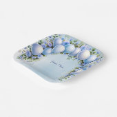 ブルーバルーン紙プレート ペーパープレート (傾斜あり)