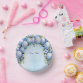 ブルーバルーン紙ボウル ペーパーボウル (パーティー)