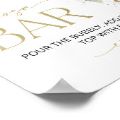 ブルーバルーン、ユーカリ、グリーンリー、モモザバー ポスター (角)