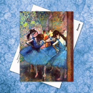 ブルーバレエのダンサーEdgar Degas ポストカード