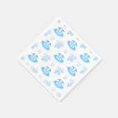 ブルーバレエ誕生日ツツ&ポインテシューズ スタンダードカクテルナプキン (角)