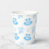 ブルーバレエ誕生日ツツ&ポインテシューズ 紙コップ (裏面)