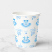 ブルーバレエ誕生日ツツ&ポインテシューズ 紙コップ (右)