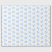 ブルーバレエ誕生日ポインテシューズ ラッピングペーパー (フラット)