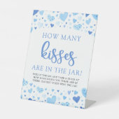 ブルーバレンタインデーキスの赤ちゃんシャワーゲーム 台座サイン (正面)