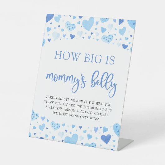 ブルーバレンタインデー大きいママの腹のゲーム 台座サイン (正面)