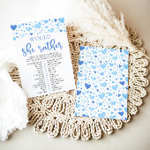 ブルーバレンタイン彼女はむしろ赤ちゃんシャワーゲーム 招待状