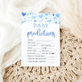 ブルーバレンタイン赤ちゃんシャワーベビー予測ゲーム 招待状