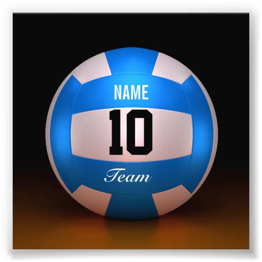 ブルーバレーボールチーム フォトプリント            (正面)