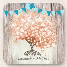 ブルーバンティンカントリーシックバーンウッド結婚ズ コースター