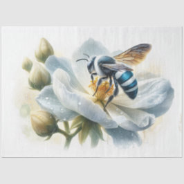 ブルーバンデッドビーApple Blossom Decompage 薄葉紙